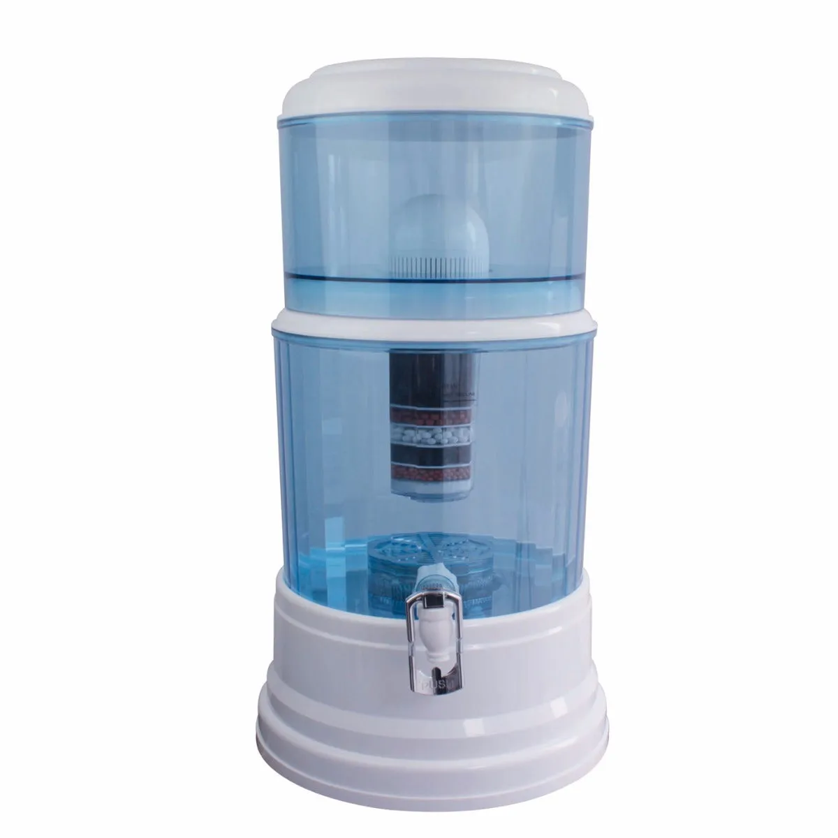 20L BPA-Free Water Purifier w/ 24 Filters, Alkaline, Aimex