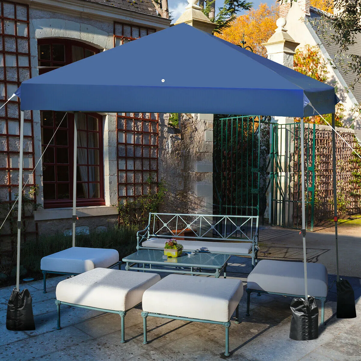 2.4 x 2.4m Pop Up Gazebo-Blue