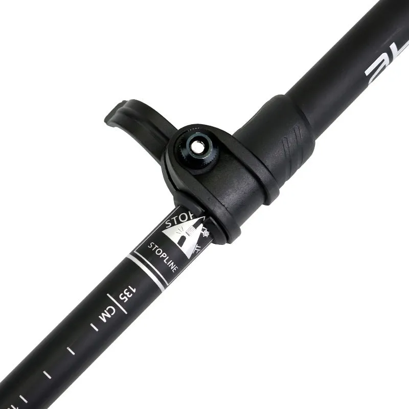 Aluminum Alloy Foldable Ultralight Hiking Pole-Black