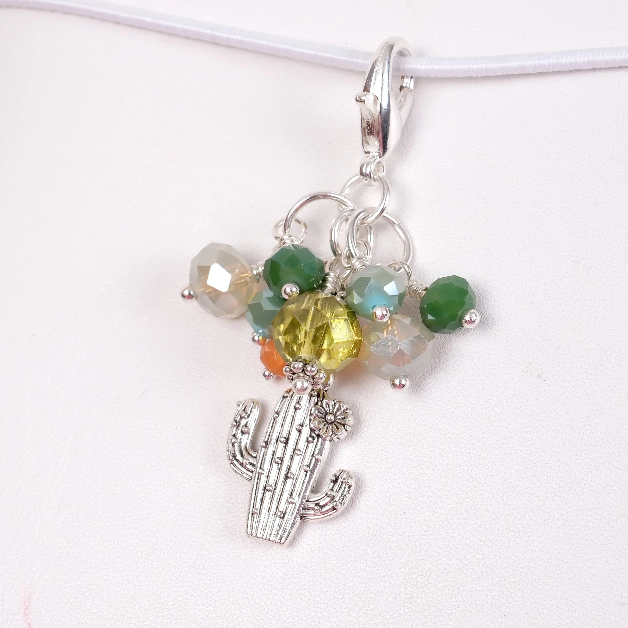 Big Sky Cactus Dangle Clip or Charm