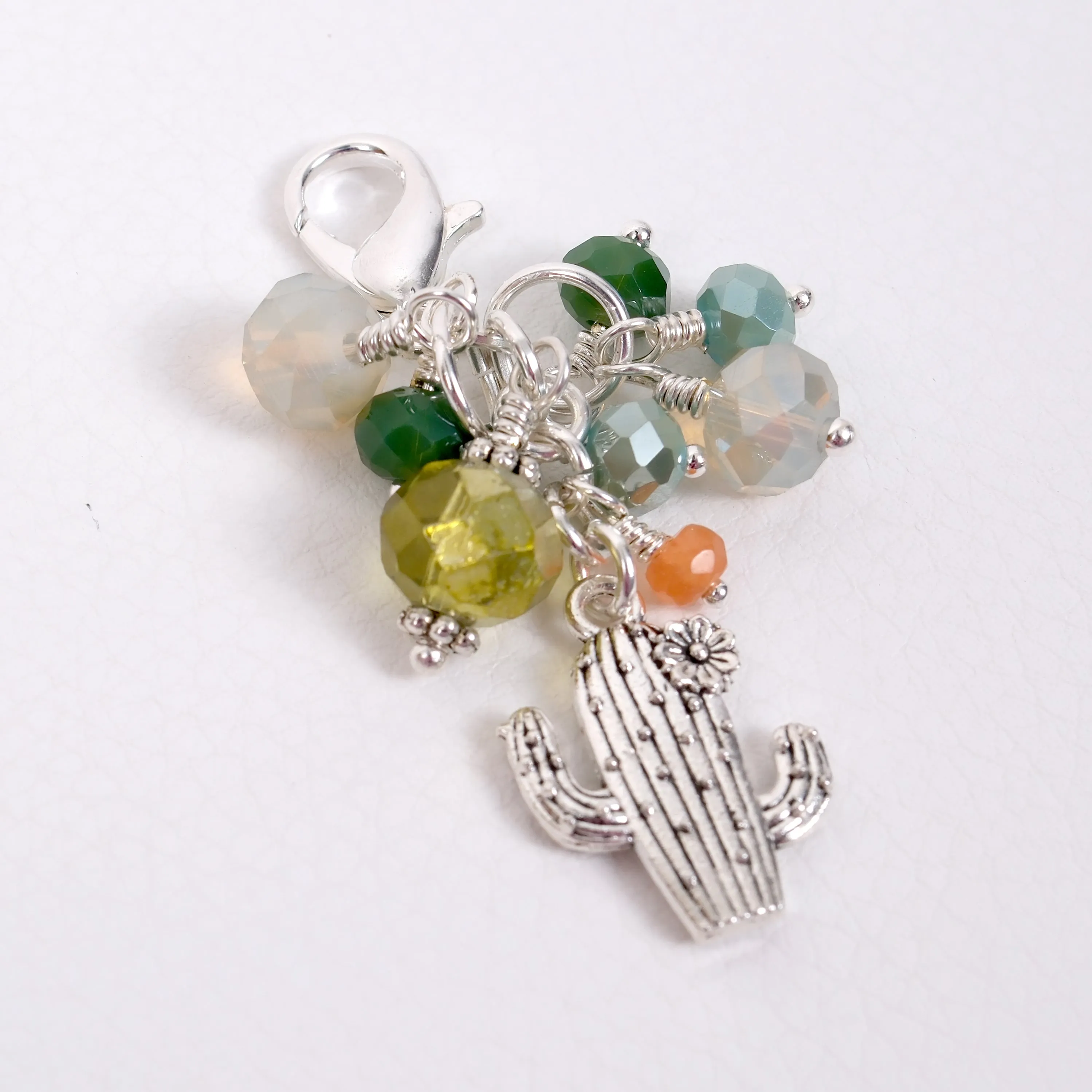 Big Sky Cactus Dangle Clip or Charm