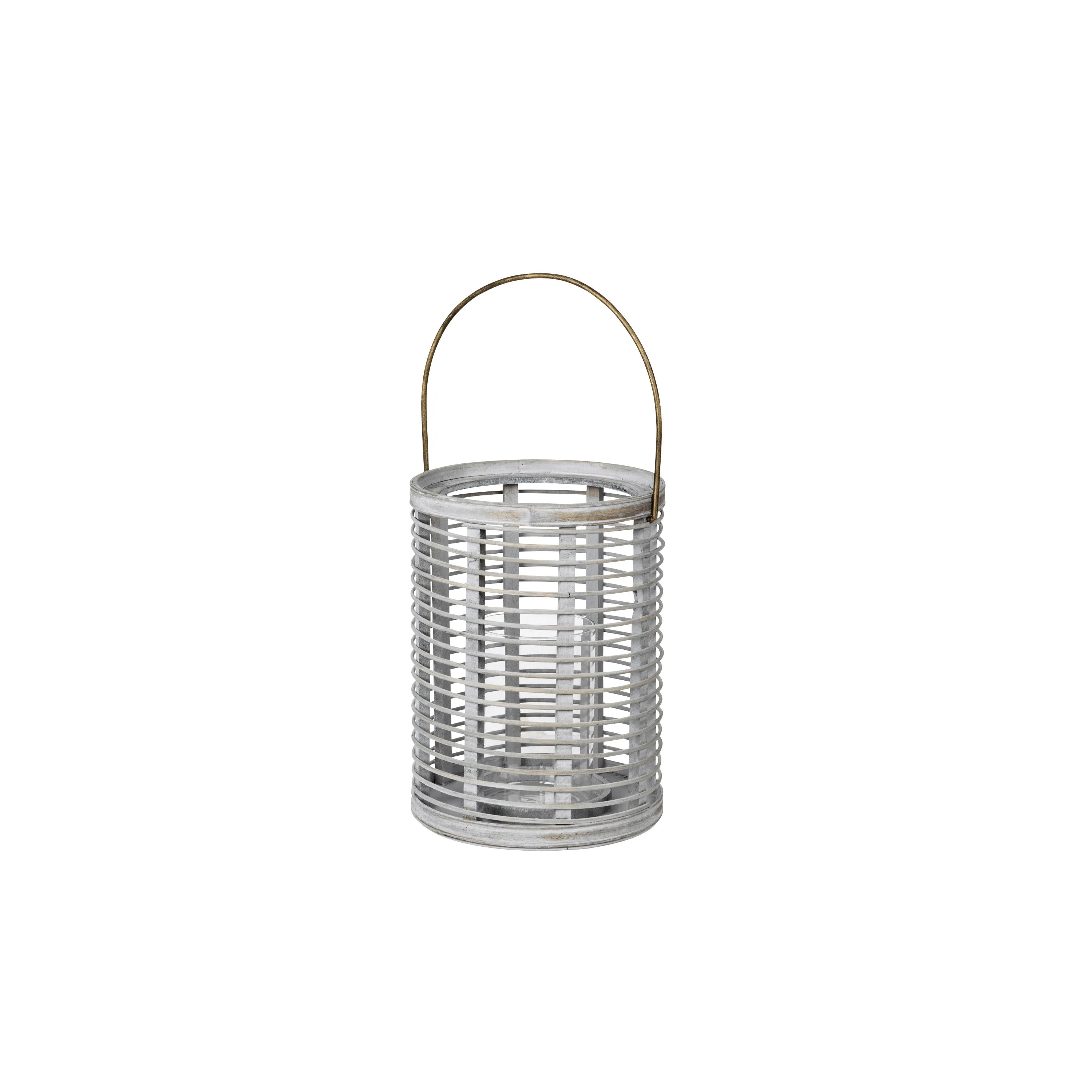 Broste Bamboo Wooden Lantern - Horizon