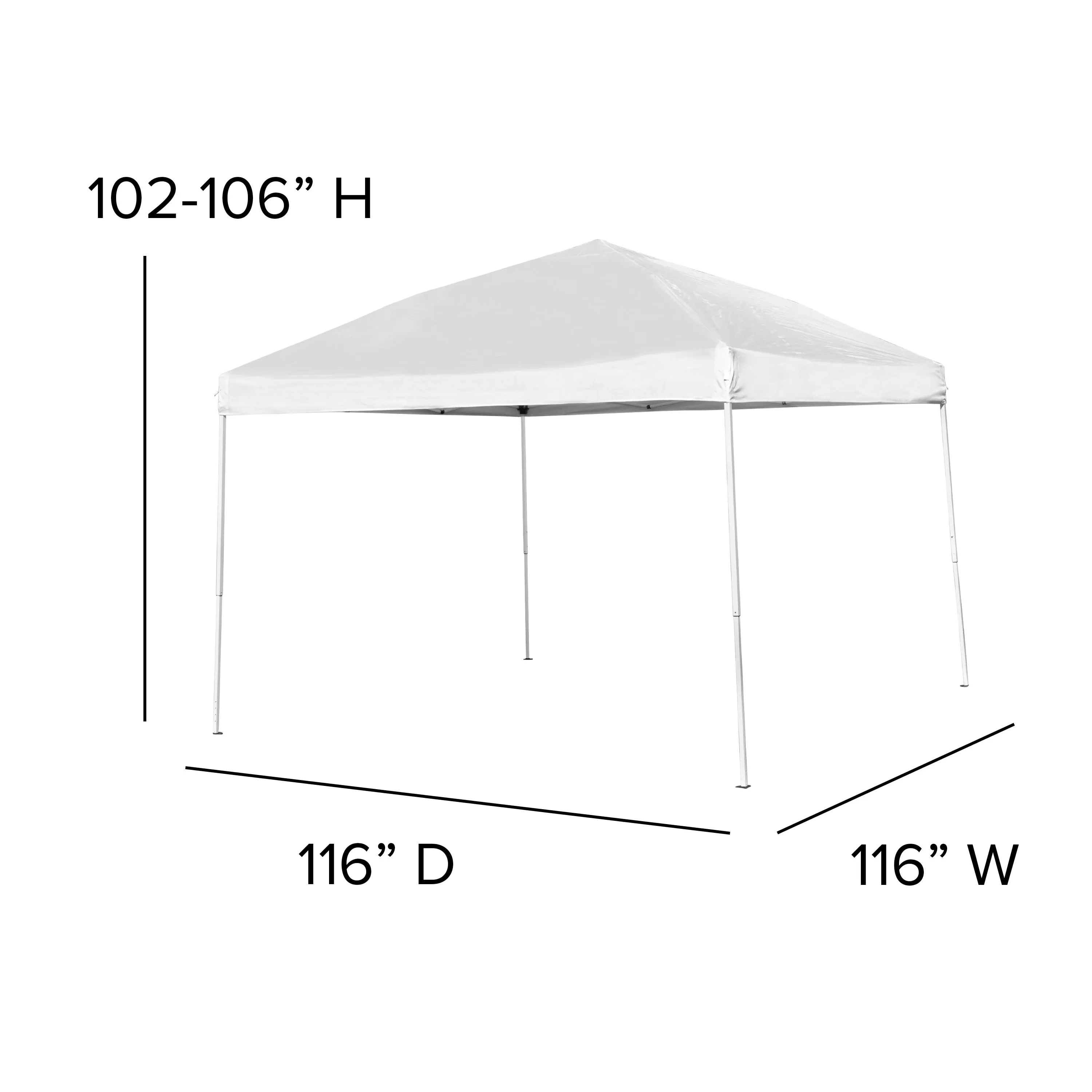 Canopy Tent & Folding Bench JJ-GZ10103-WH-GG