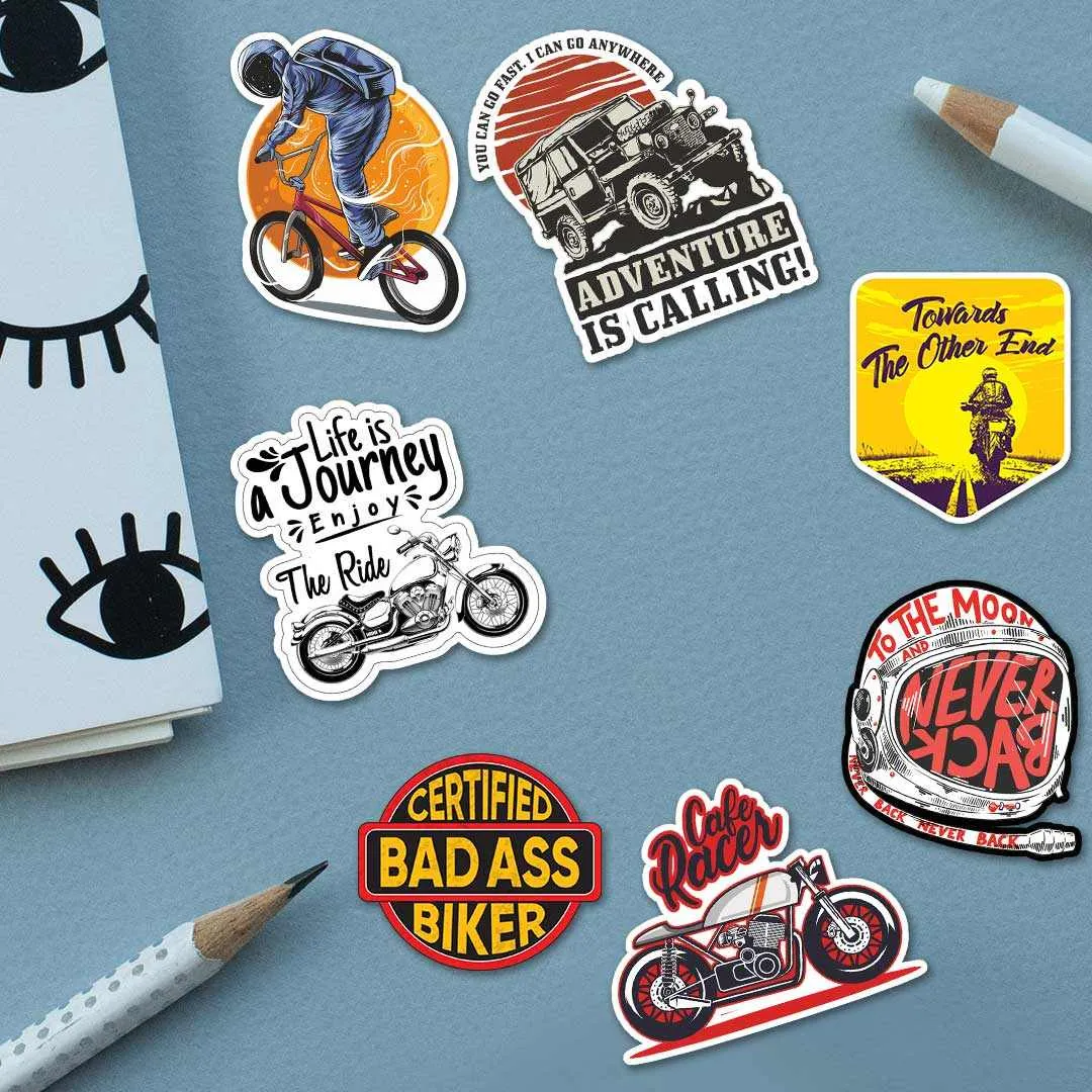 Cars/Bike Sticker Pack [15 Sticker]