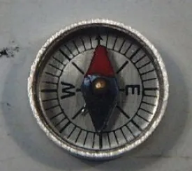 Compass Miniature 1/2" OD : Various Orkin Boats