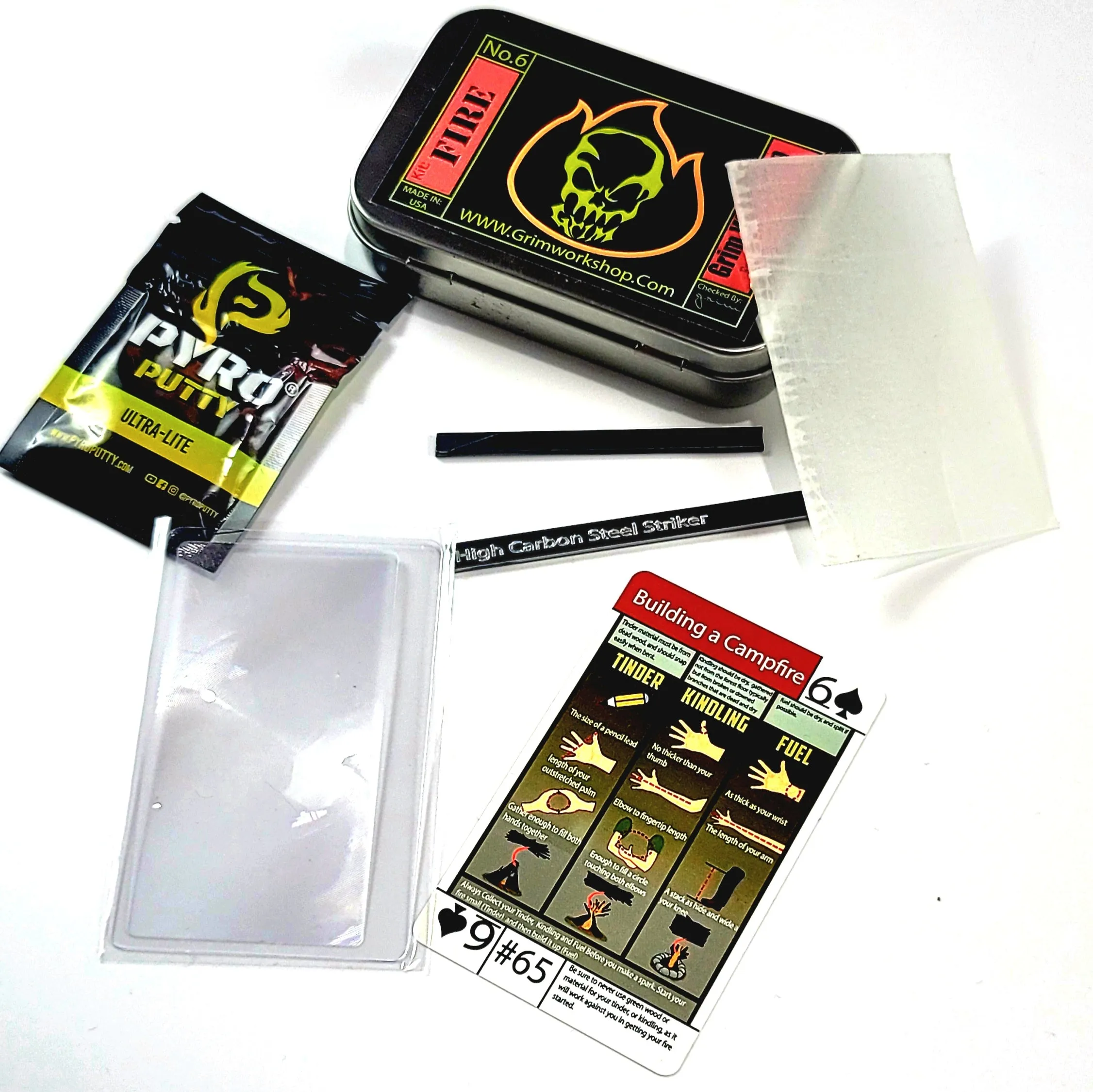 Fire Starting Kit: Pocket Fire Kit