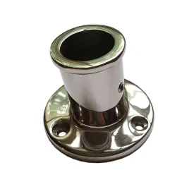 Flag Pole Base 84° - Stainless Steel