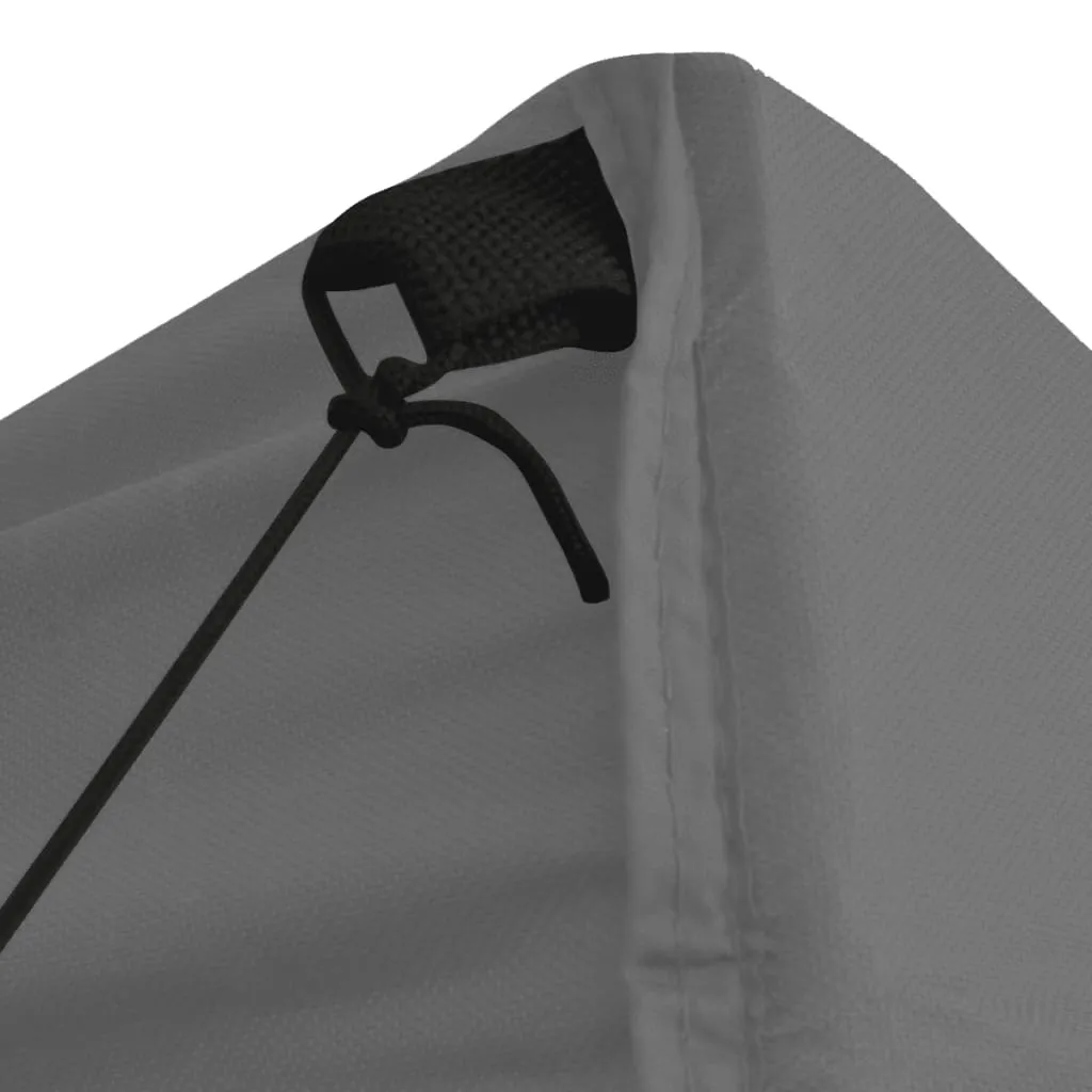 Foldable Party Tent Pop-Up with 4 Sidewalls 3x3 m Anthracite