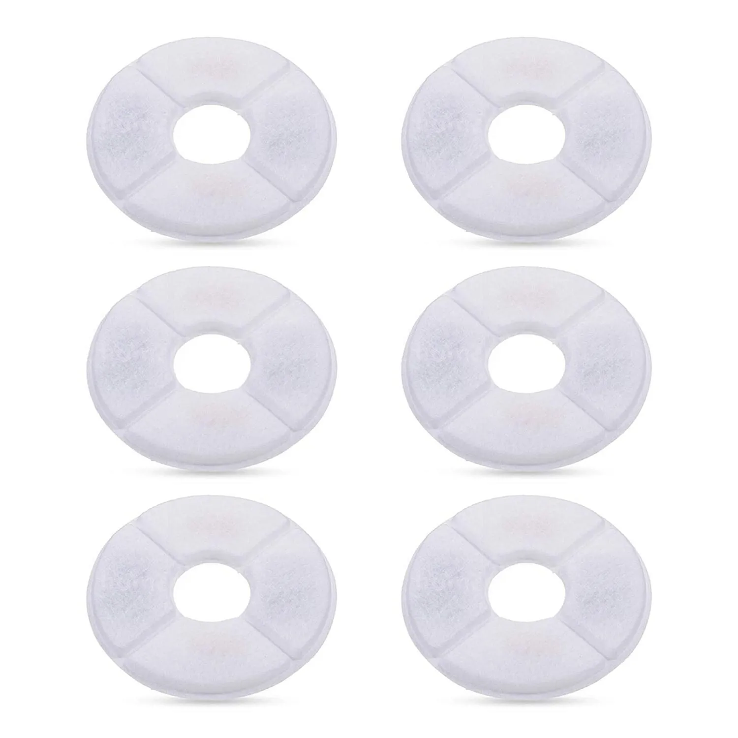 High-Density Filters for Floofi 2.4L Pet Water Fountain - 6 Pack