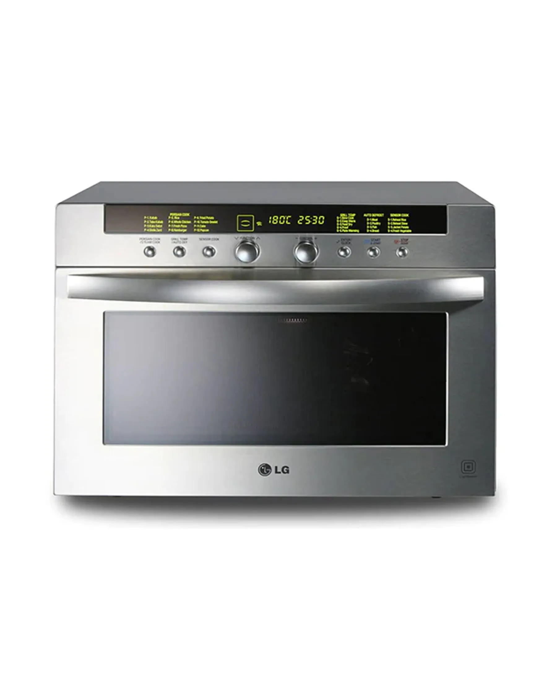 LG 38L Solardom Convection Microwave Charcoal Lightning - Silver