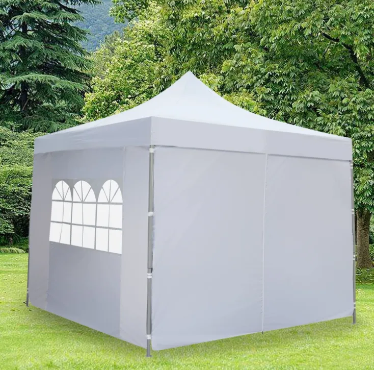 Outdoor Instant Pop Up Gazebo Tent 10x10 Ft with 4 Removable Side Walls