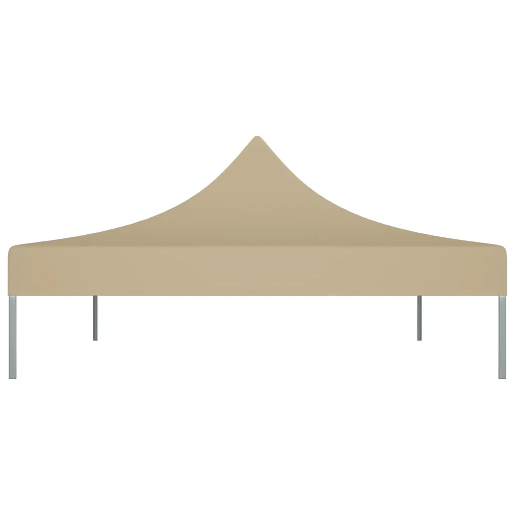 Party Tent Roof 4x3 m Beige 270 g/m²