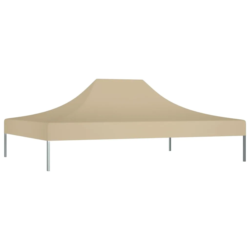 Party Tent Roof 4x3 m Beige 270 g/m²