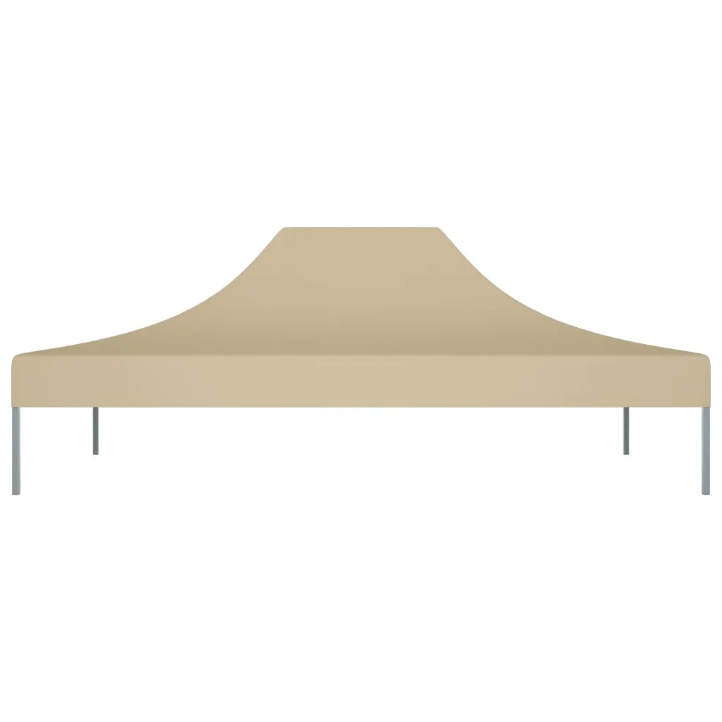 Party Tent Roof 4x3 m Beige 270 g/m²