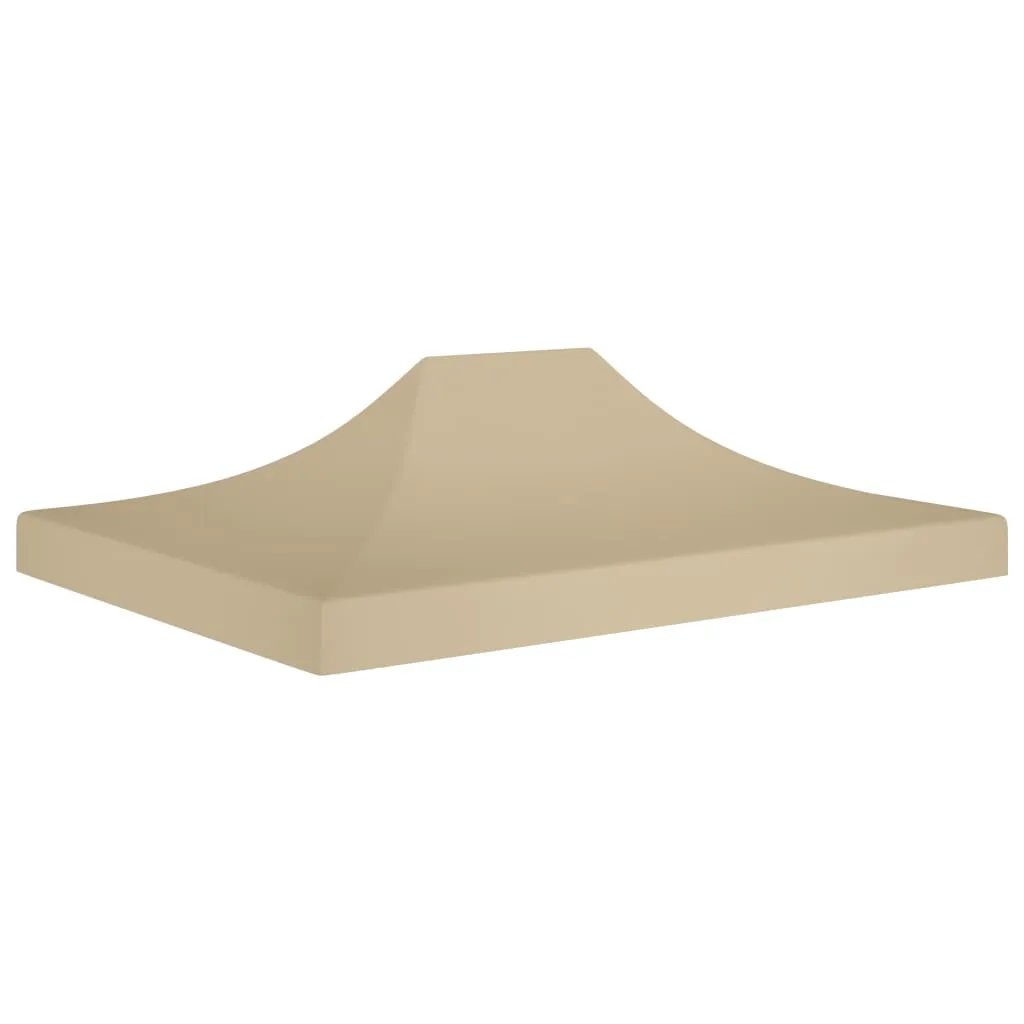 Party Tent Roof 4x3 m Beige 270 g/m²