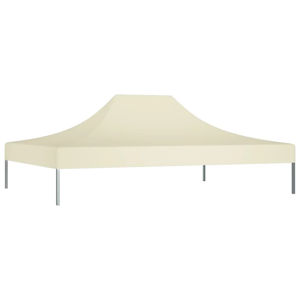 Party Tent Roof 4x3 m Cream 270 g/m²