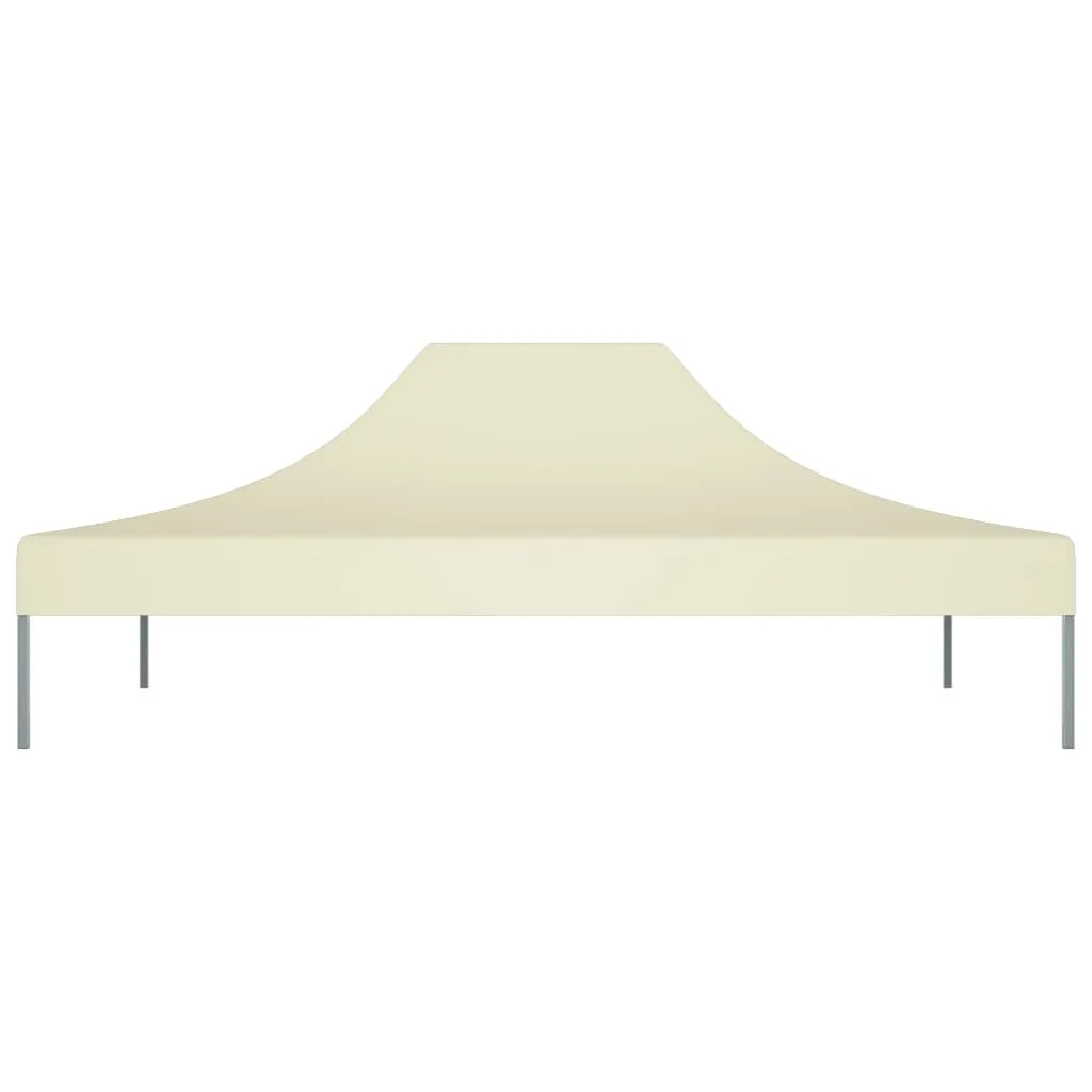 Party Tent Roof 4x3 m Cream 270 g/m²