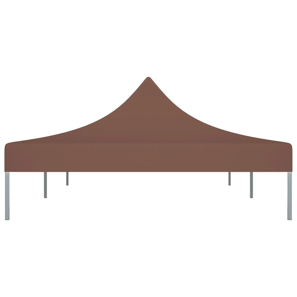 Party Tent Roof 6x3 m Brown 270 g/m²