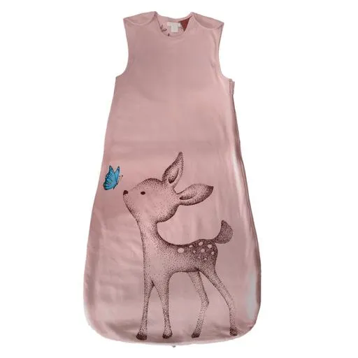 Plum - Jersey Sleeping Bag - Deer (1.0 TOG)