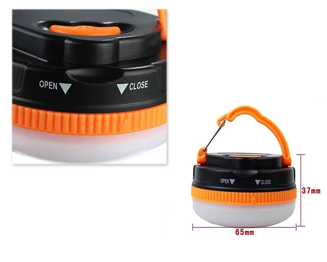 Portable LED Camping Light with Magnet and Hook