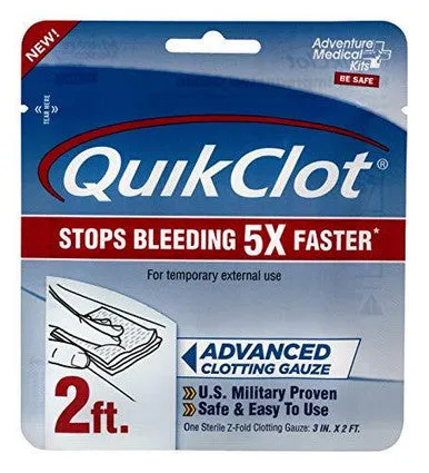 QuikClot Gauze, 3'' x 2'