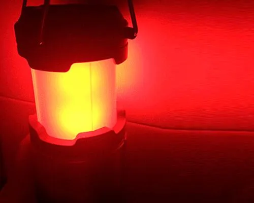 Rechargeable LED Hiking Lantern - Red