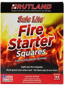 Rutland: SAFE LITE  FIRE STARTER SQUARES 50C