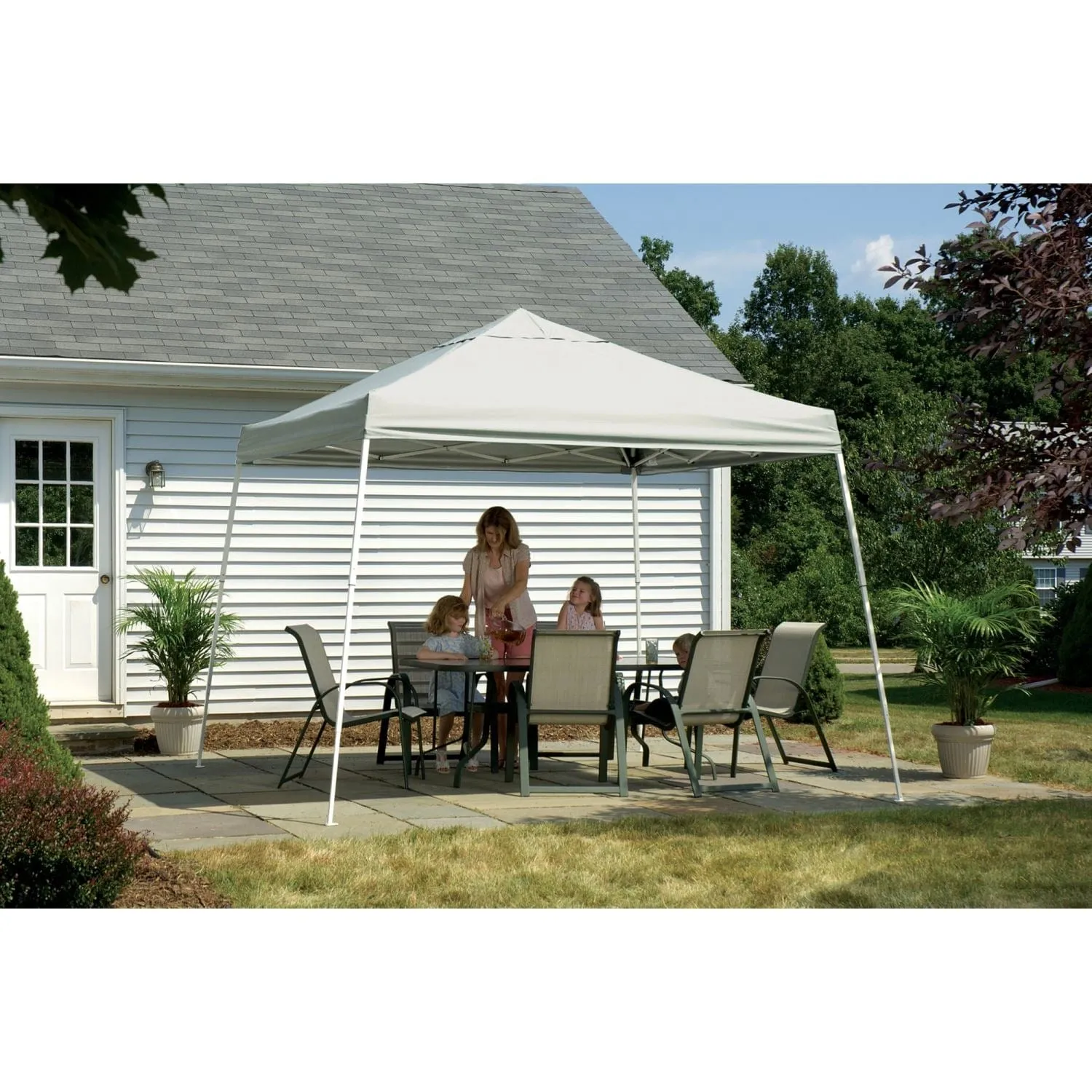 ShelterLogic | Pop-Up Canopy HD - Slant Leg 12 x 12 ft. White