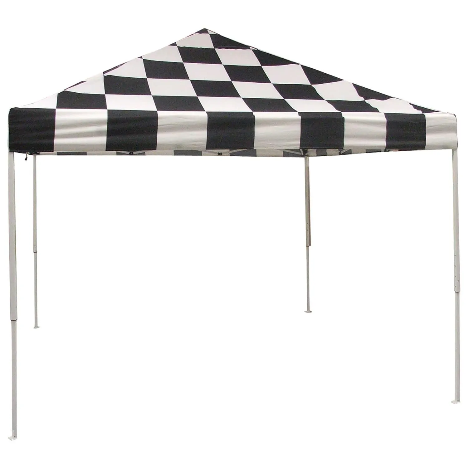 ShelterLogic | Pop-Up Canopy HD - Straight Leg 10 x 10 ft. Checkered Flag