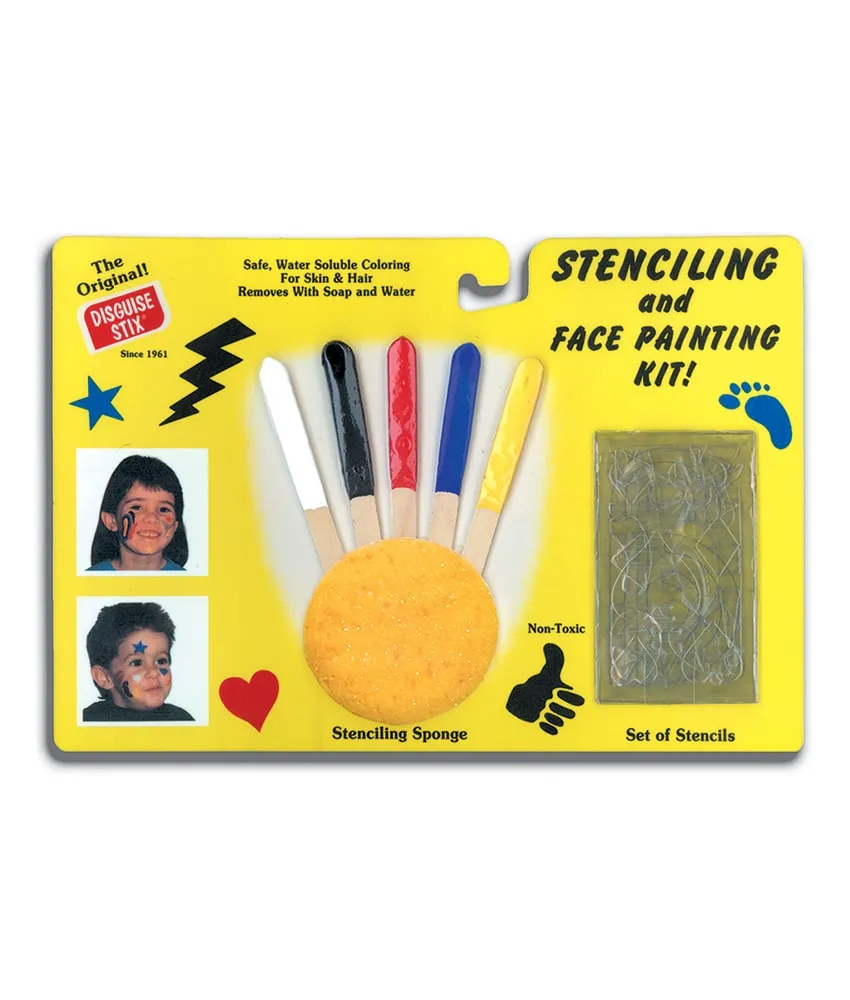 Stencil and Face Painting Kit