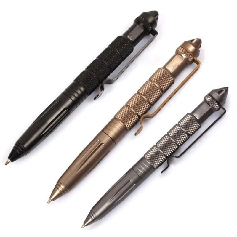 Tactical Pen Self - Defense Aviation Aluminum Anti-skid Portable Tool For Travel/ Outdoor