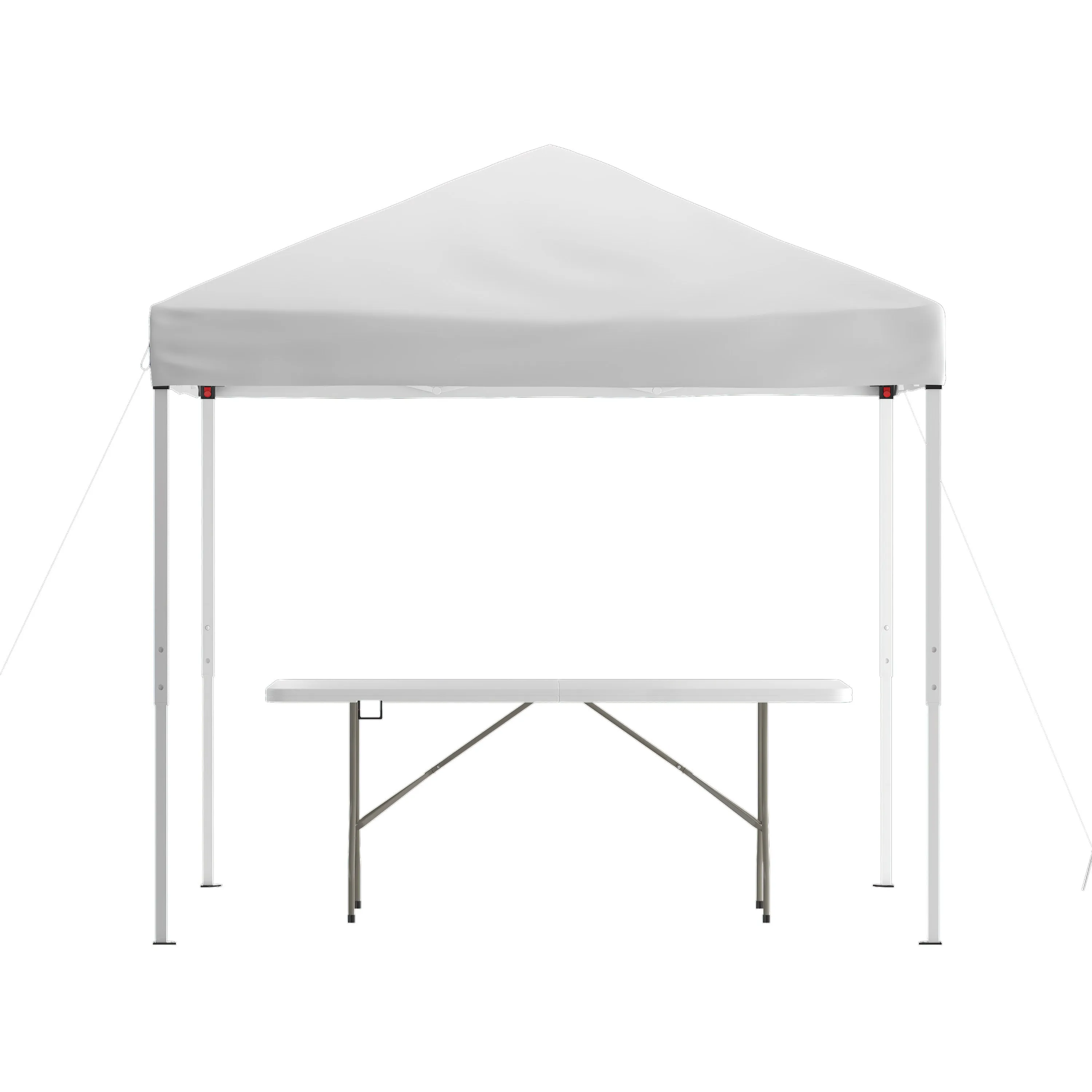 White Canopy & Folding Table JJ-GZ88183Z-WH-GG