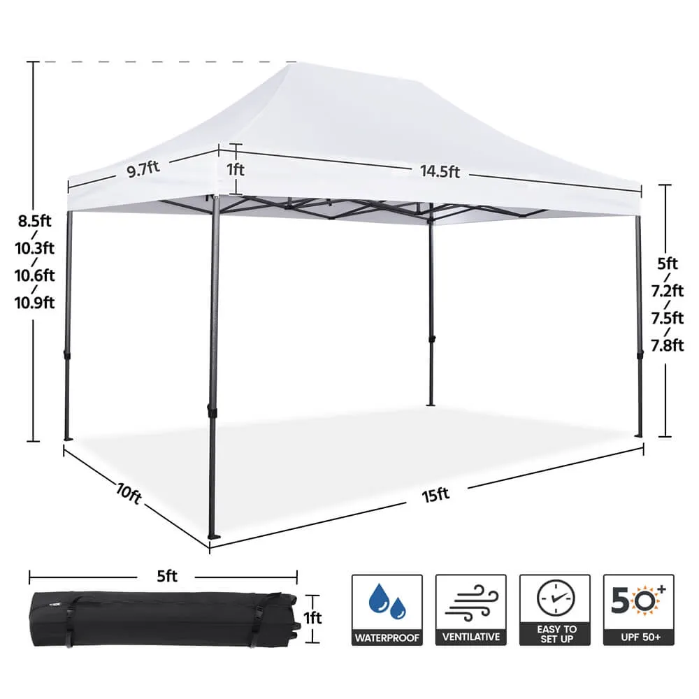 Yaheetech 10x15 Pop Up Canopy Tent