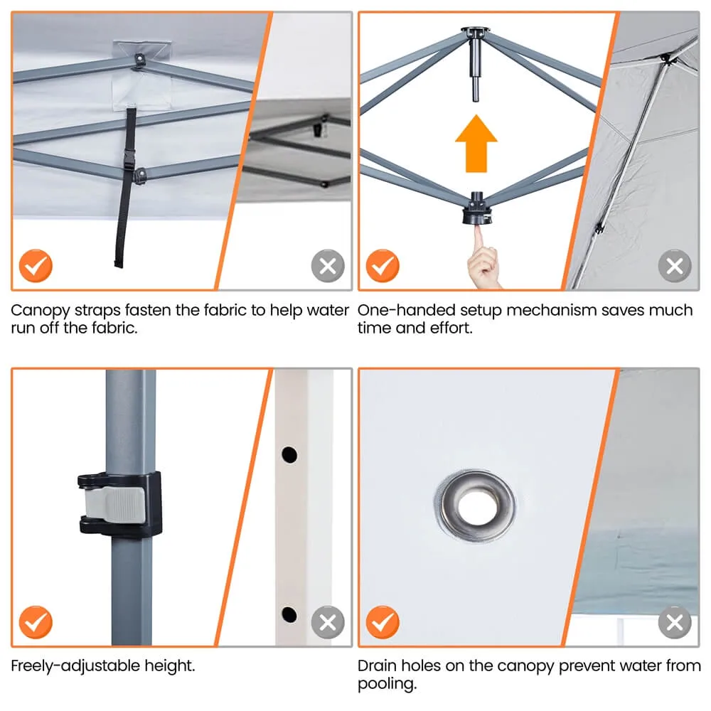 Yaheetech 12x12 Pop Up Canopy Tent